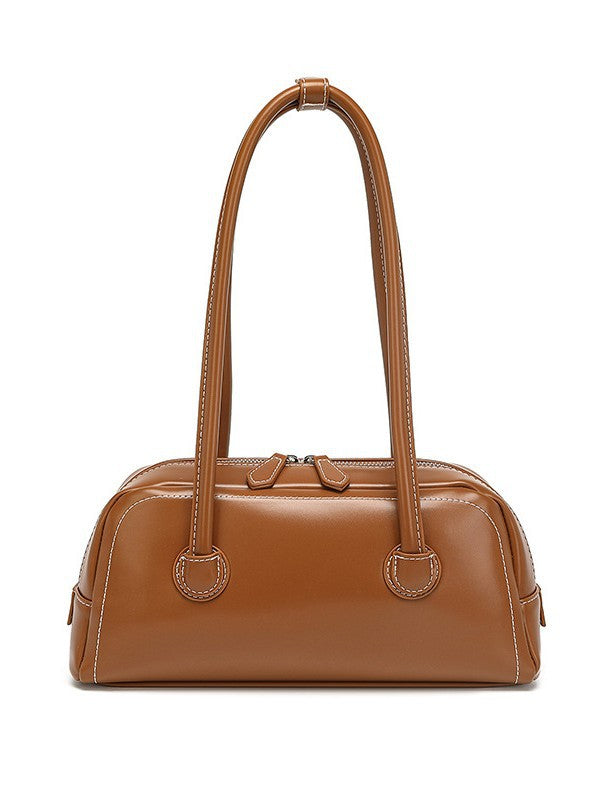 Women's Fashion Soft Surface Zipper Underarm High Women's Handbag