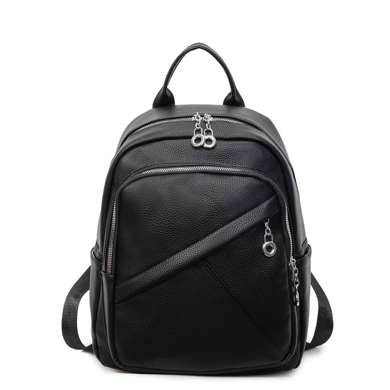 Versatile Women's Retro Fashion Commuter Textured Women's Backpack