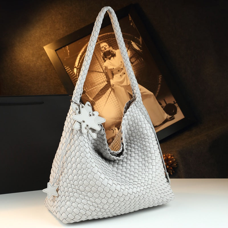 Women's Big Fashion Genuine Leather Trend Underarm Large Capacity Women's Handbag