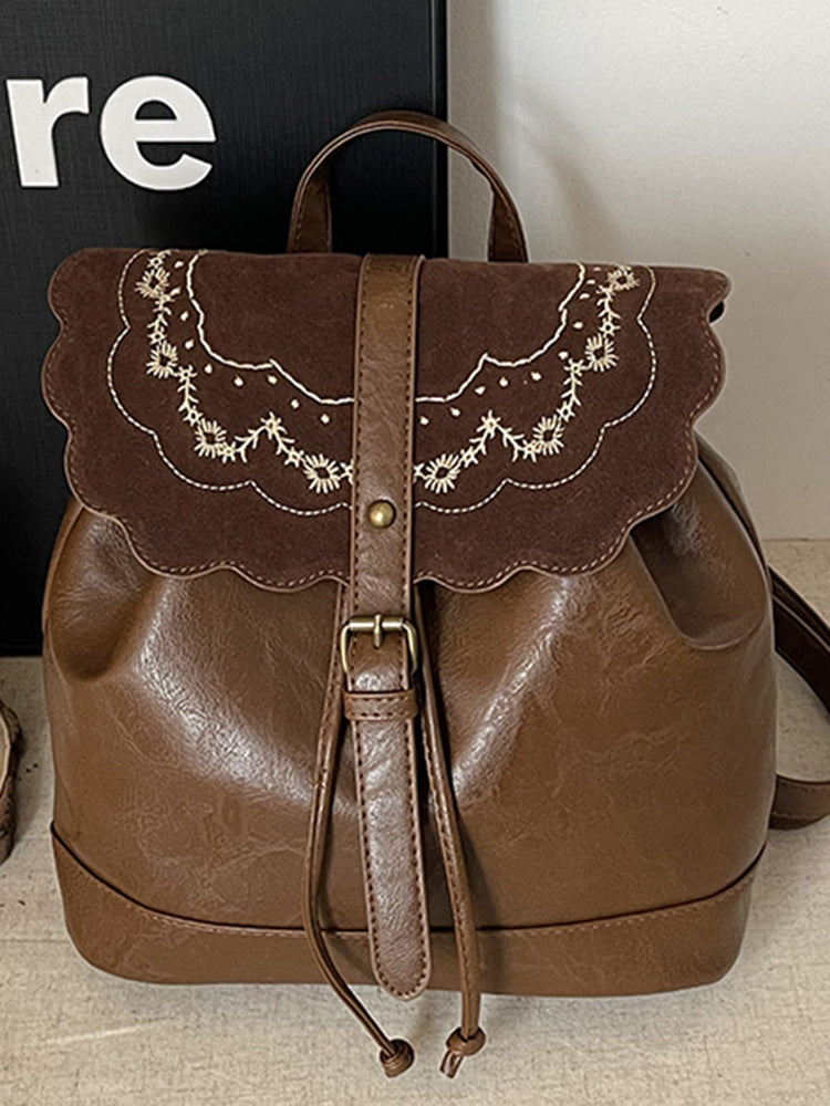 Women's Popular Fashionable Retro Winter Refined Simple Women's Backpack