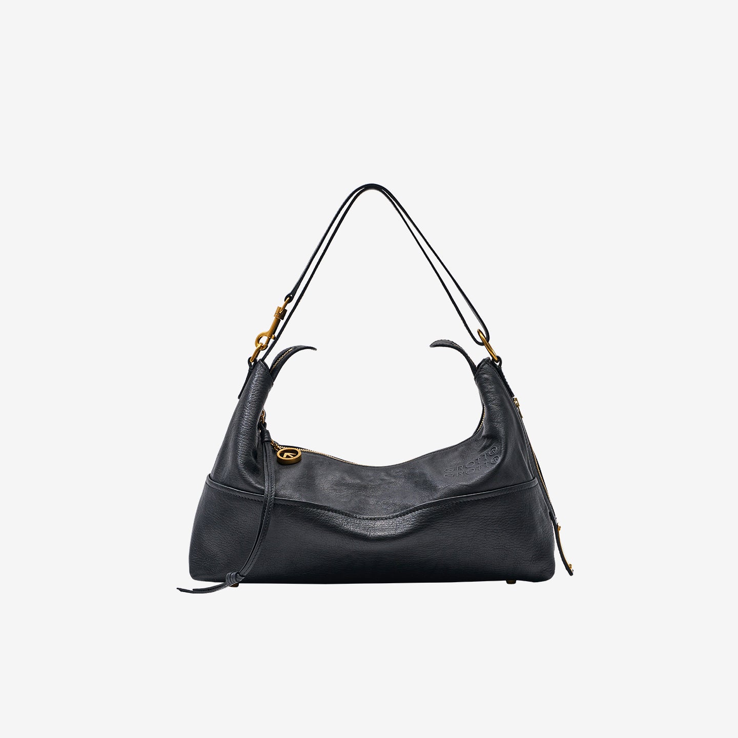 Le Cowhide Leather Large Capacity Commuter Women's Shoulder Bag
