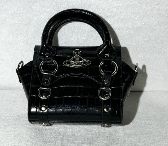 Queen Mother's Collection Crocodile Pattern Punk Large Tote Bags