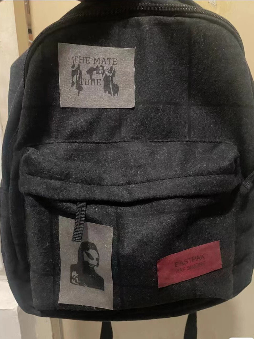 Pretty Crab Single Woolen Wool Patch Women's Backpack