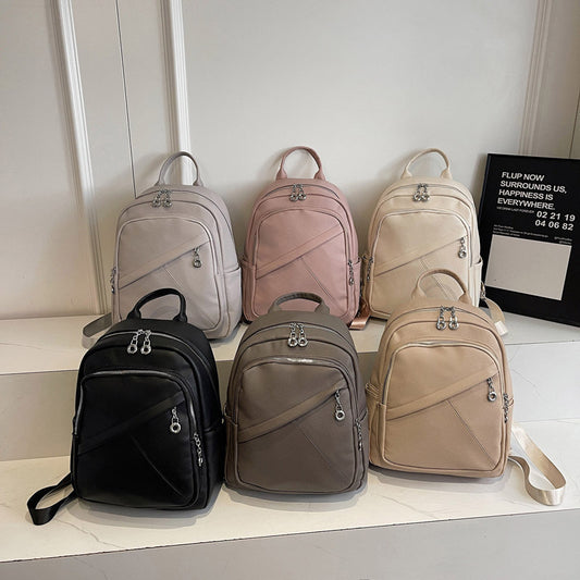 Versatile Women's Retro Fashion Commuter Textured Women's Backpack