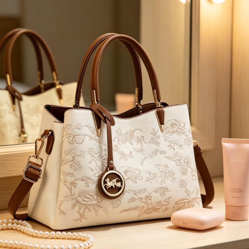 Women's Mother's Day Light Luxury Large Capacity Women's Shoulder Bag