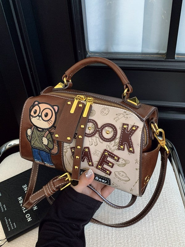 Women's Fashionable Portable Boston Girlfriends Shopping Retro Women's Shoulder Bag