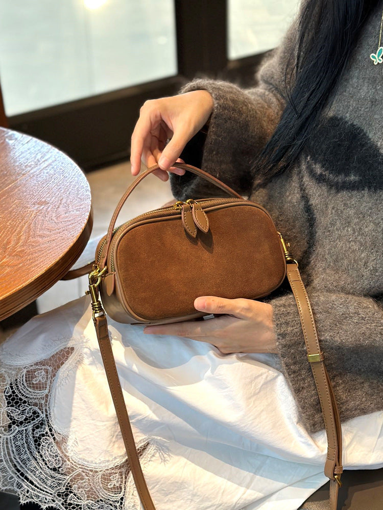 Women's Hand Carrying Fashion Cattlehide Leather Genuine Handbags