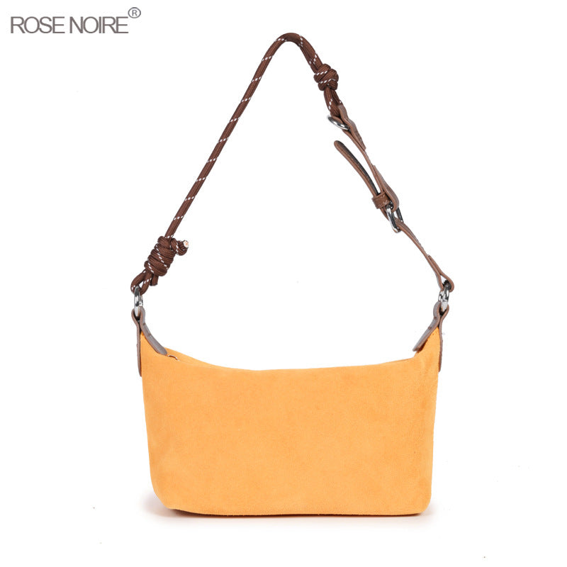 Suede Simple Underarm Dumpling Dull Polish Handbags