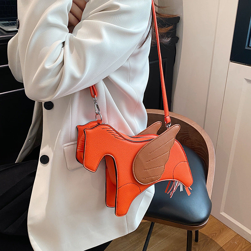 Women's Personalized Pony Creative Doll Niche Mobile Women's Messenger Bag