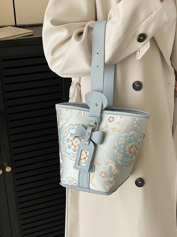 Style Song Dynasty Brocade Fabric Homemade Material Bags