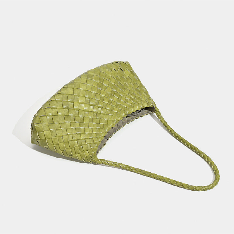 Women's Versatile Retro Vacation Style Portable One Underarm Bag