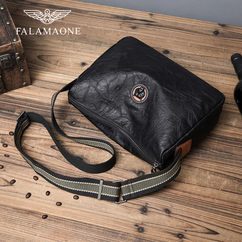 Beautiful Men's Fl Black Fashion Commuter Men's Bags