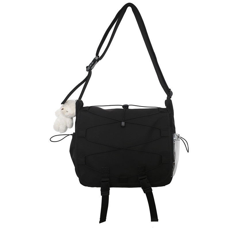 Transparent Cartoon Solid Color Flip For Backpacks
