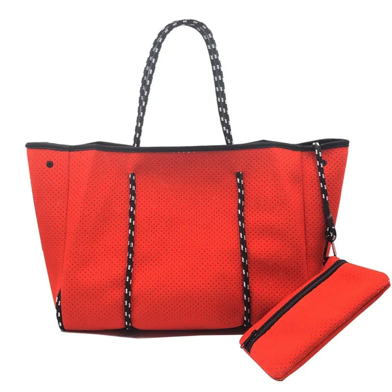 Women's Waterproof Large Capacity Shopping Neoprene Beach Women's Shoulder Bag