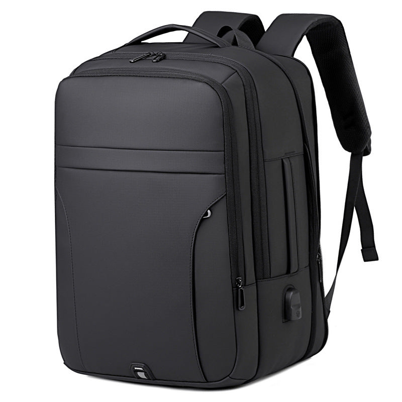 Popular Men's Simple Waterproof Hard-wearing Advanced Business Backpack