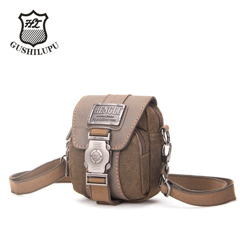 Fashion Classy Men's Vintage Canvas Mobile Bags