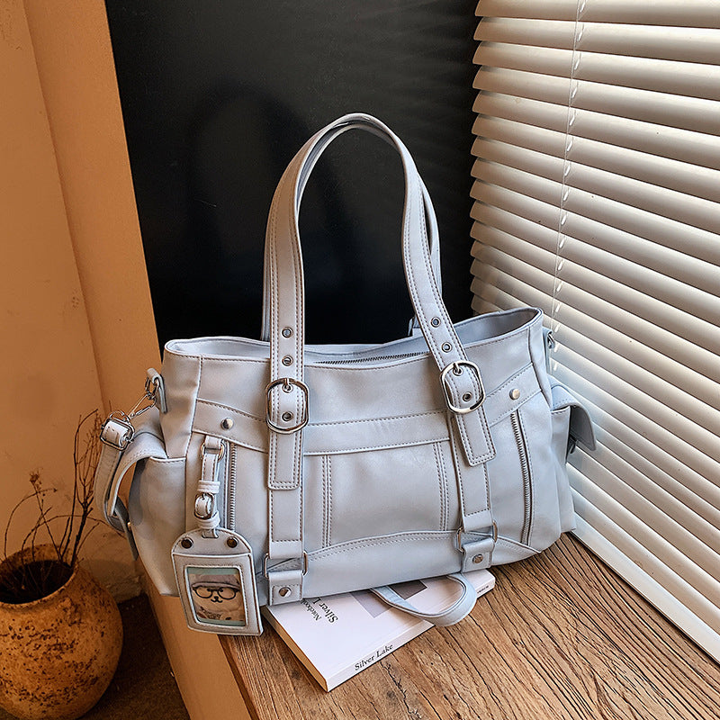 Niche Female Motorcycle Black Sweet Cool Hot Style Commuter Bags
