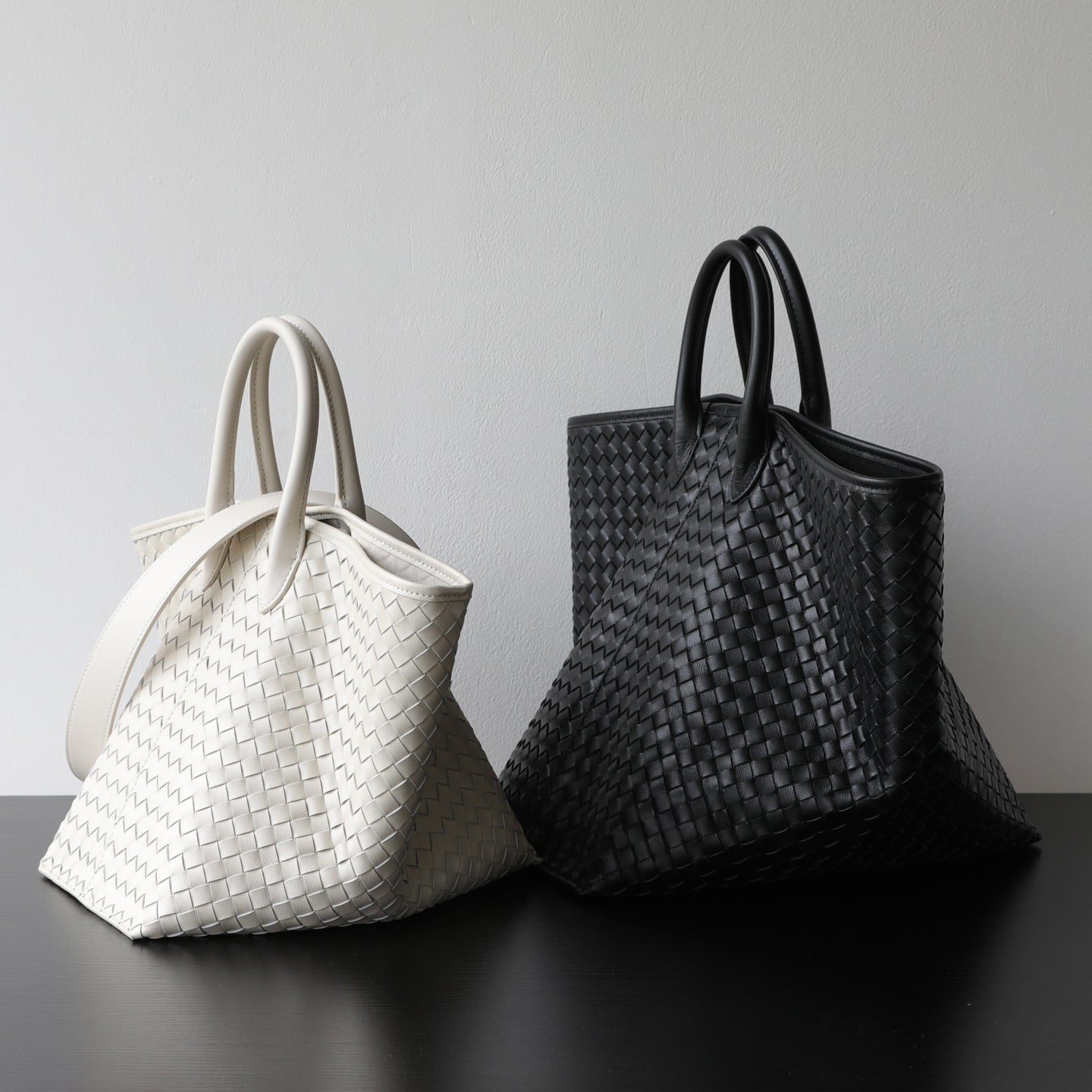 Women's Affordable Luxury Style Sheepskin Woven Wings Tote Bag