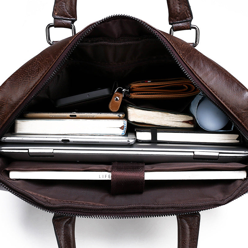 Men's Horizontal Computer Business Commute Trip Office Bags