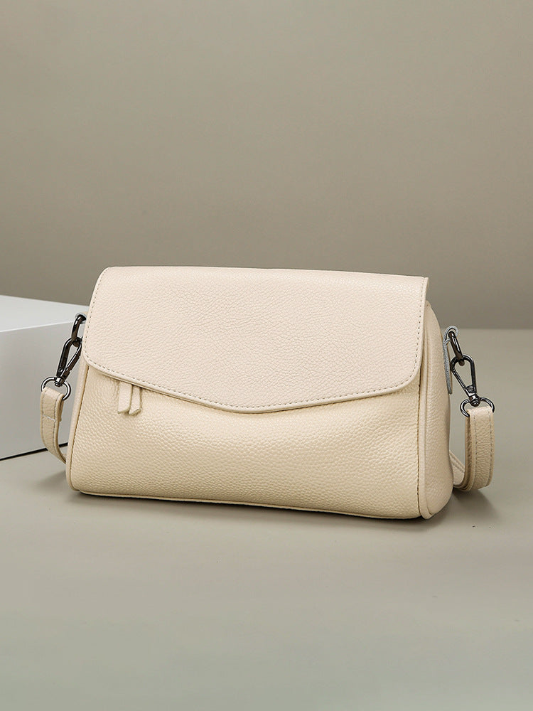 Women's Genuine Leather Fashion Large Capacity Pillow Women's Messenger Bag
