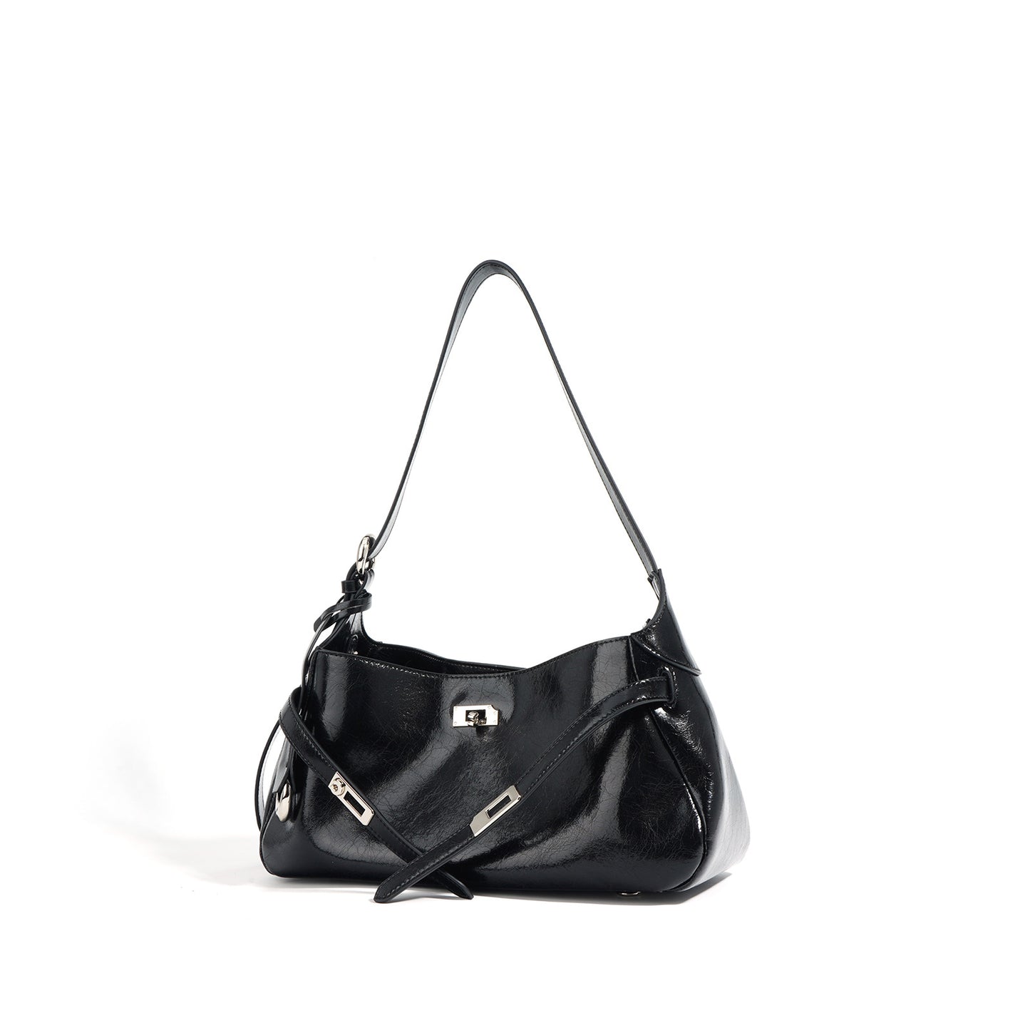 Women's Design Motorcycle Large Capacity Fashion Underarm Handbags