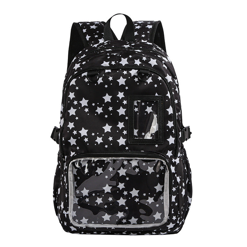 Bar Cartoon Junior High Good-looking Large Capacity Lightweight Pain Backpacks