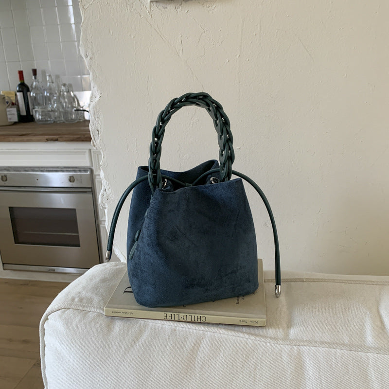 Attractive Women's Retro Brown Exquisite Portable Bucket Bag