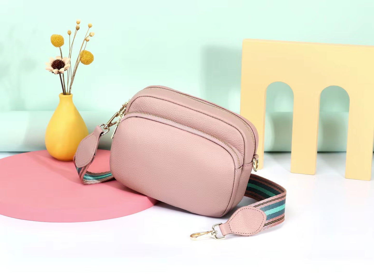 Women's Genuine Leather Soft First Layer Cowhide Women's Shoulder Bag