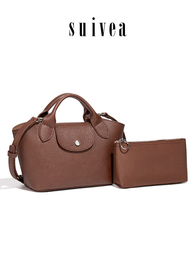 Women's Palm Pattern Dragon Inlaid French Style Women's Handbag