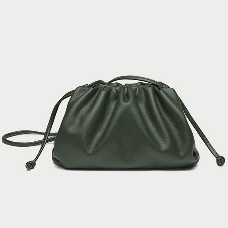 Women's Elegant High-grade Drawstring Cloud Large Capacity Waterproof Clutch Fashion Women's Messenger Bag