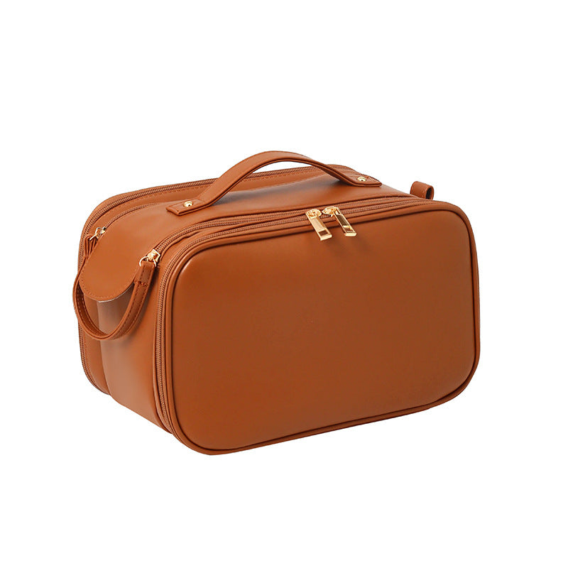 Women's Portable Large Capacity Wash Brush Storage Makeup Bag