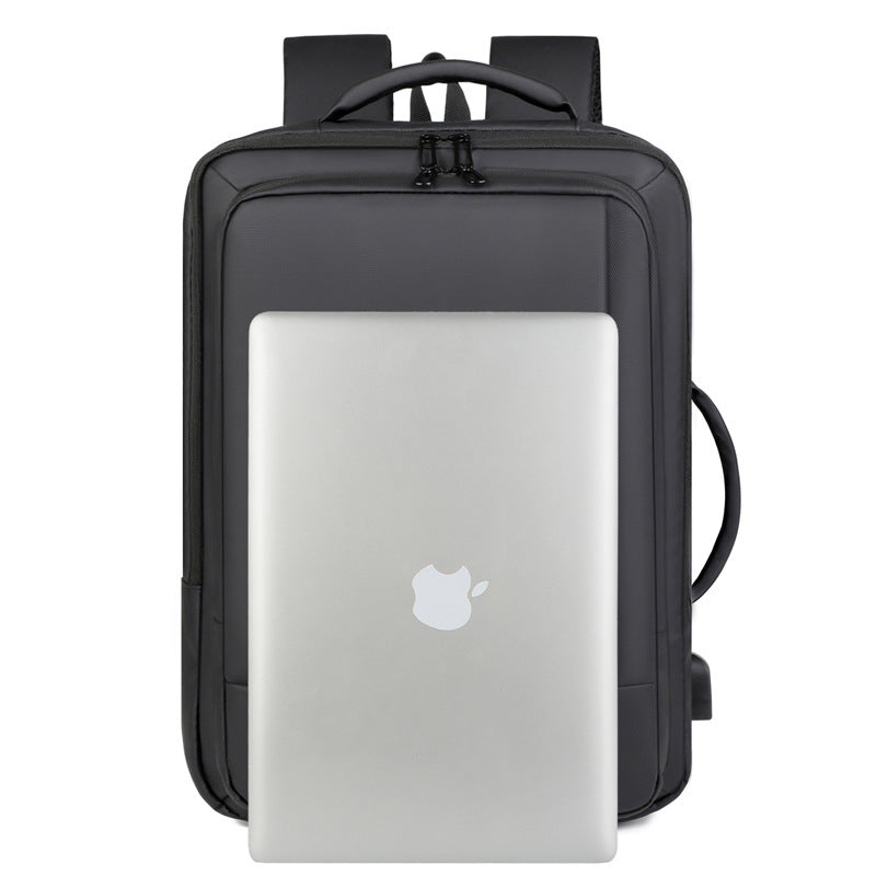 Male College Expansion Computer Multifunctional Charging Backpacks
