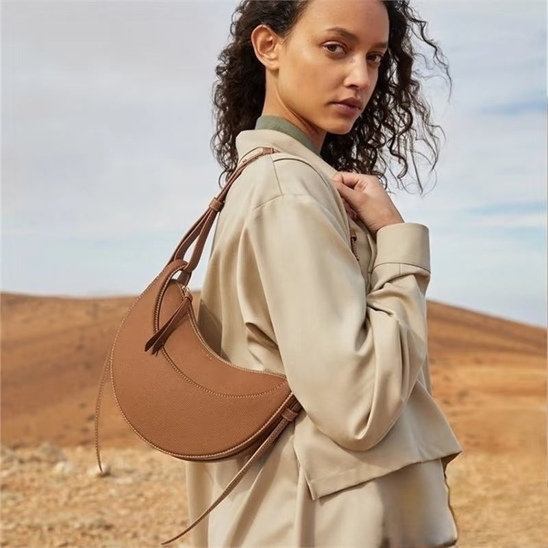 Selenodont Saddle Designer Model Fashion Leather Underarm Bag