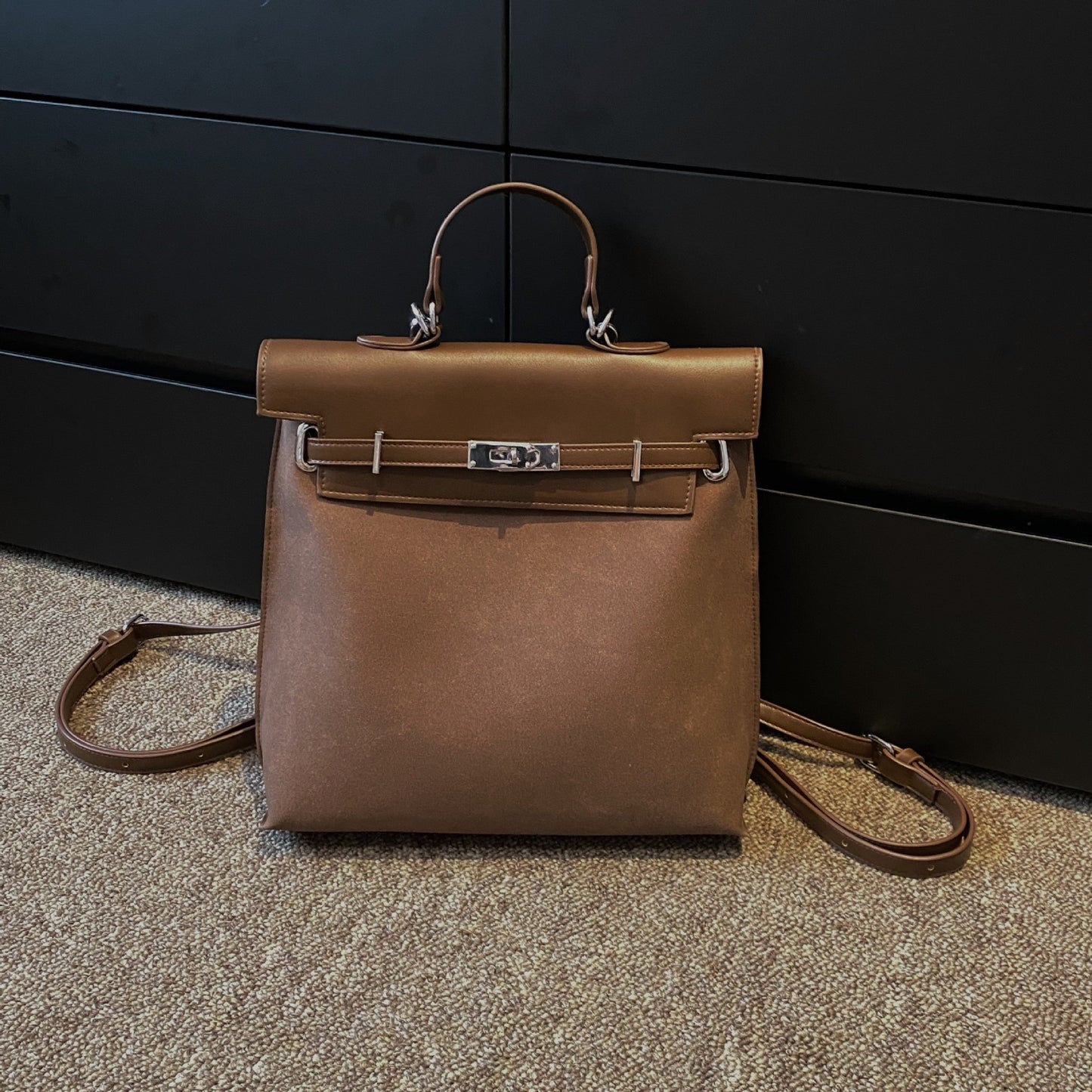 Women's Leather Dumpling High Quality Idle Style Commuter Bags