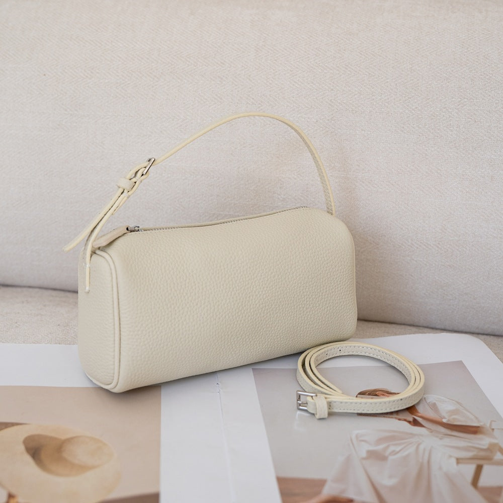 Women's Top Layer Cowhide Pen Fashion Leather Women's Handbag