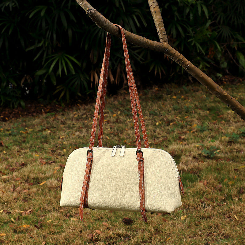 Women's Genuine Leather Simple Commuting Fashion Underarm Women's Shoulder Bag