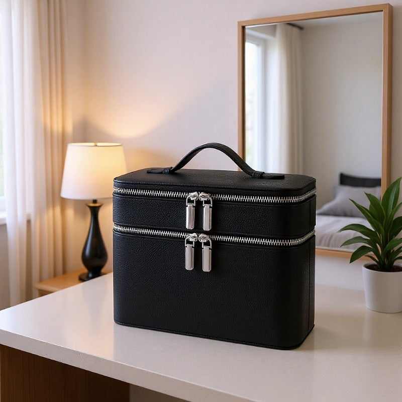 Large Capacity Portable Clutch Wash Can Makeup Bag