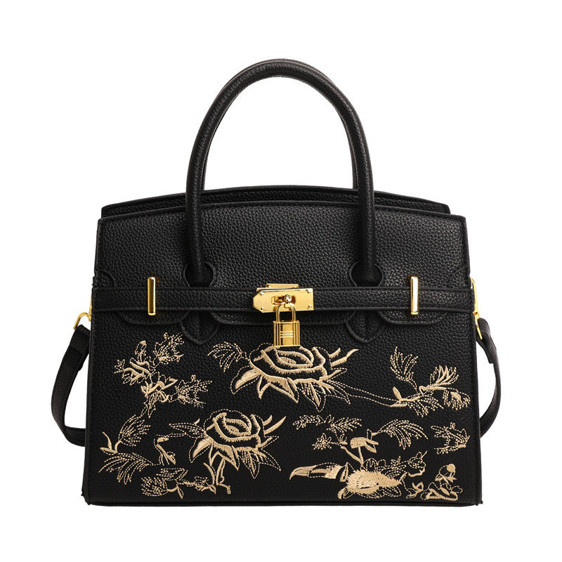 Versatile Women's Chinese Embroidery Mom Premium Women's Messenger Bag