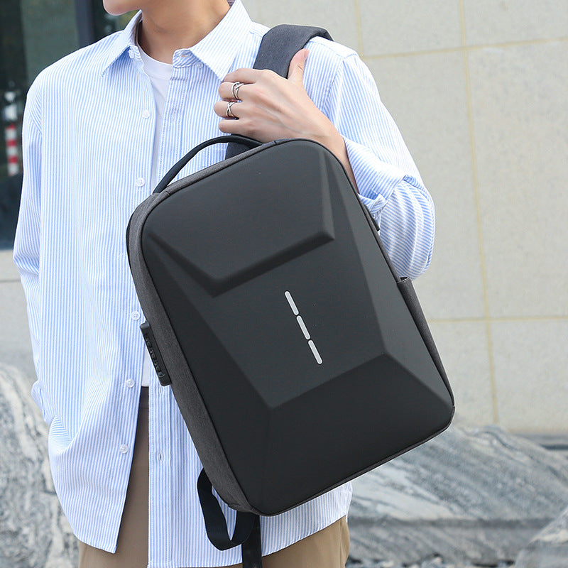 Men's Commute Waterproof Rucksack College Class Computer Business Backpack