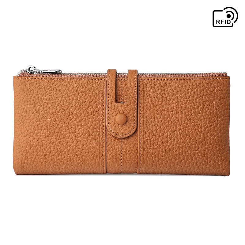 Versatile Glamorous Long Zipper Document Mobile Card Pack Card Sleeve