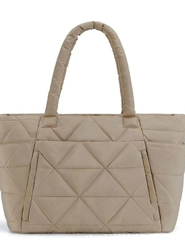 Stylish Lightweight Large Capacity Portable Jacket Rhombus Travel Bags