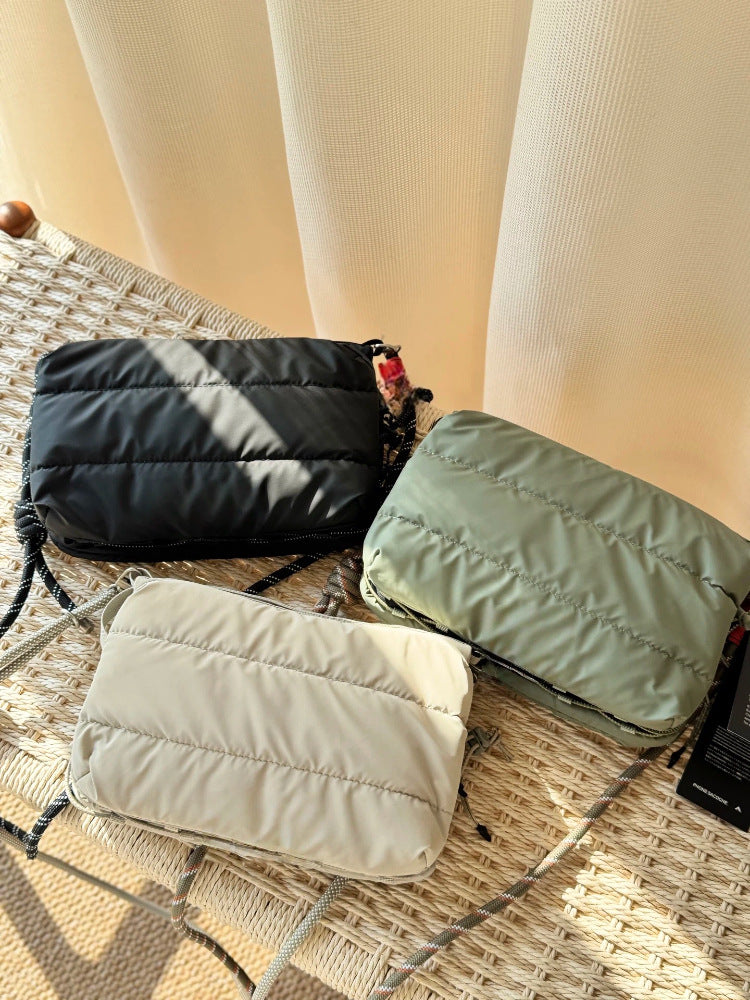 Women's Broadband Canvas Fashionable Large Capacity Waterproof Women's Shoulder Bag