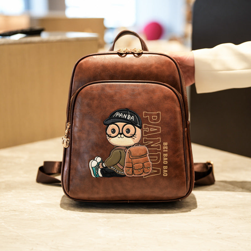 Source Cartoon Design Large Capacity Versatile Women's Backpack