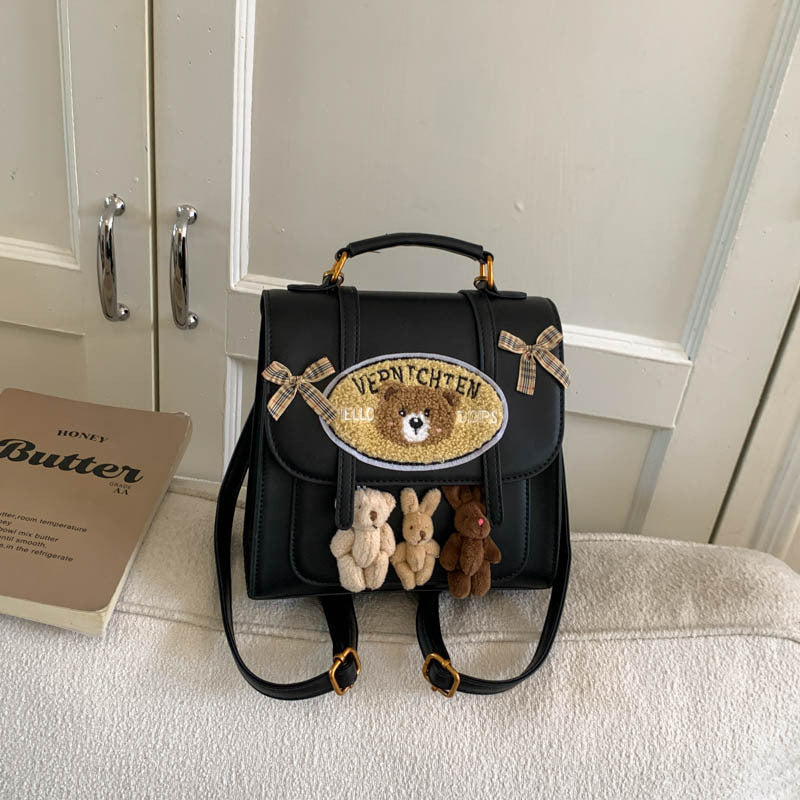 New Homemade Creative Cartoon Bear Doll Backpacks