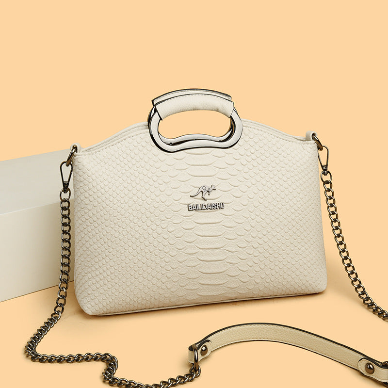 Women's Trendy Crocodile Pattern Large Capacity Women's Handbag