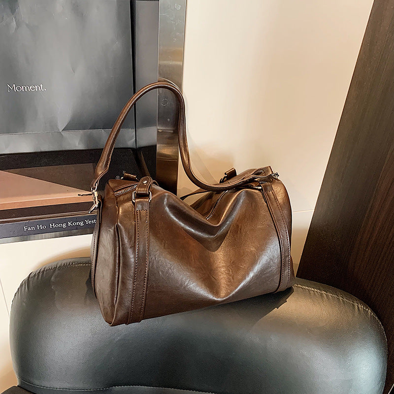Creative Autumn Niche Vintage Commuter Underarm Tote Bags