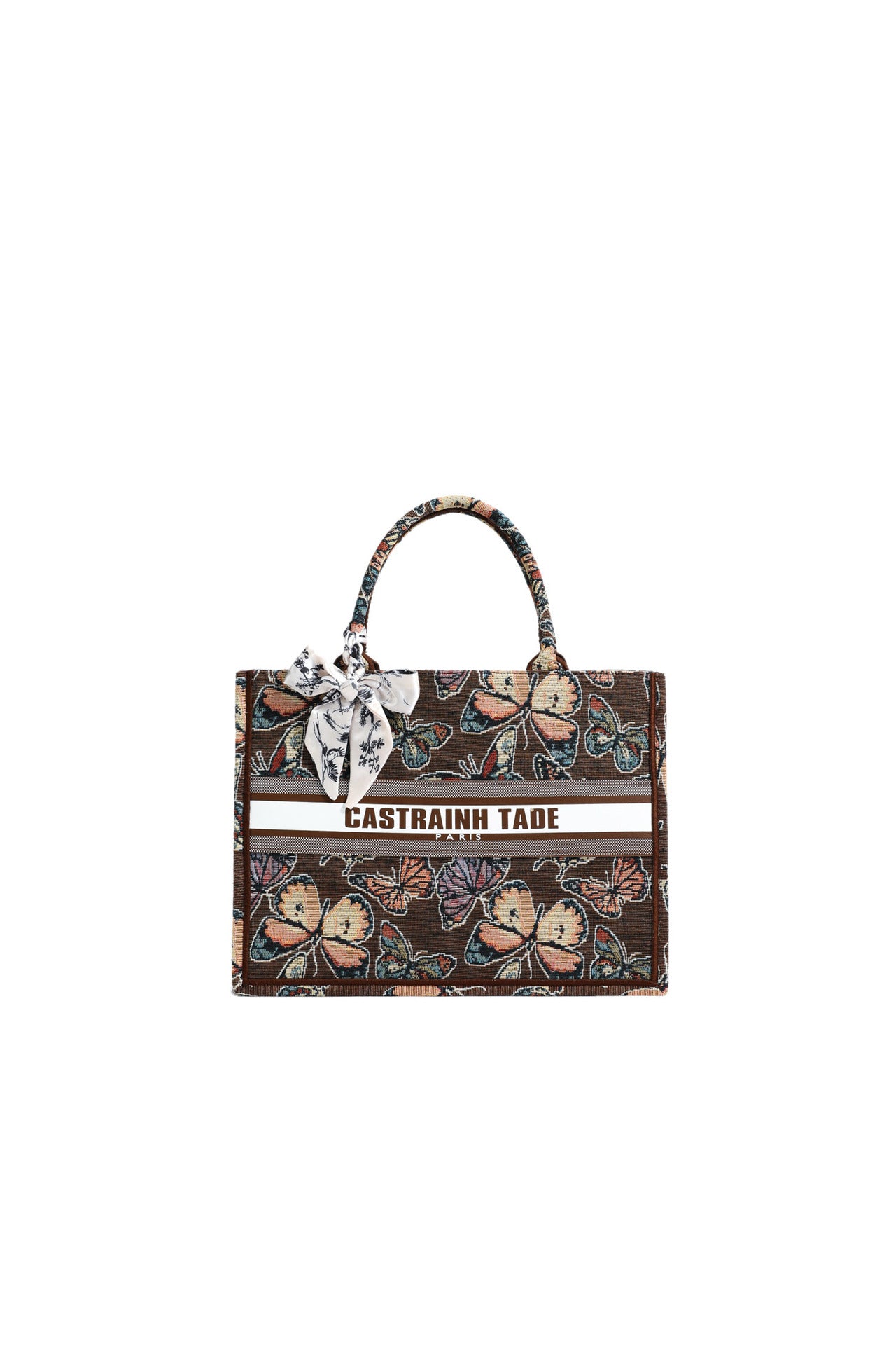 Fashionable Large Autumn Retro Printed Embroidered Women's Shoulder Bag