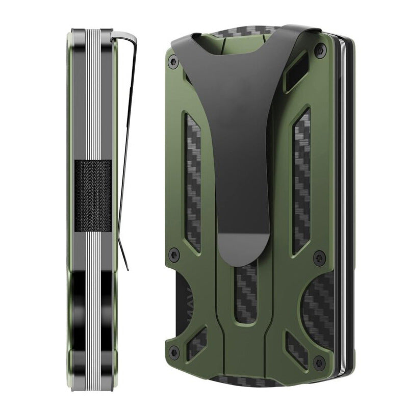 Durable Casual Men's Aluminum Alloy Metal Card Pack Card Sleeve