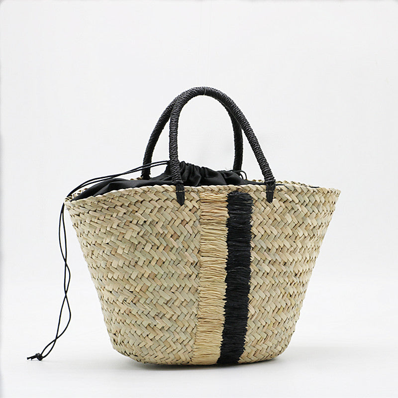 Women's Craft Aquatic Plants Portable Blue Black Women's Handbag