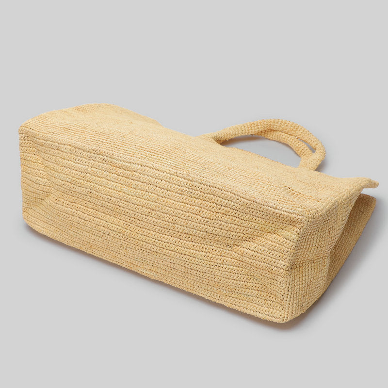 Women's Summer City Simple Straw Hand-held Pure Hand Raffia Tote Bags